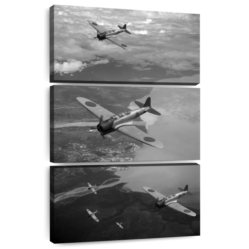 Avions de guerre japonais Mehar, H 38 po x l 24 po