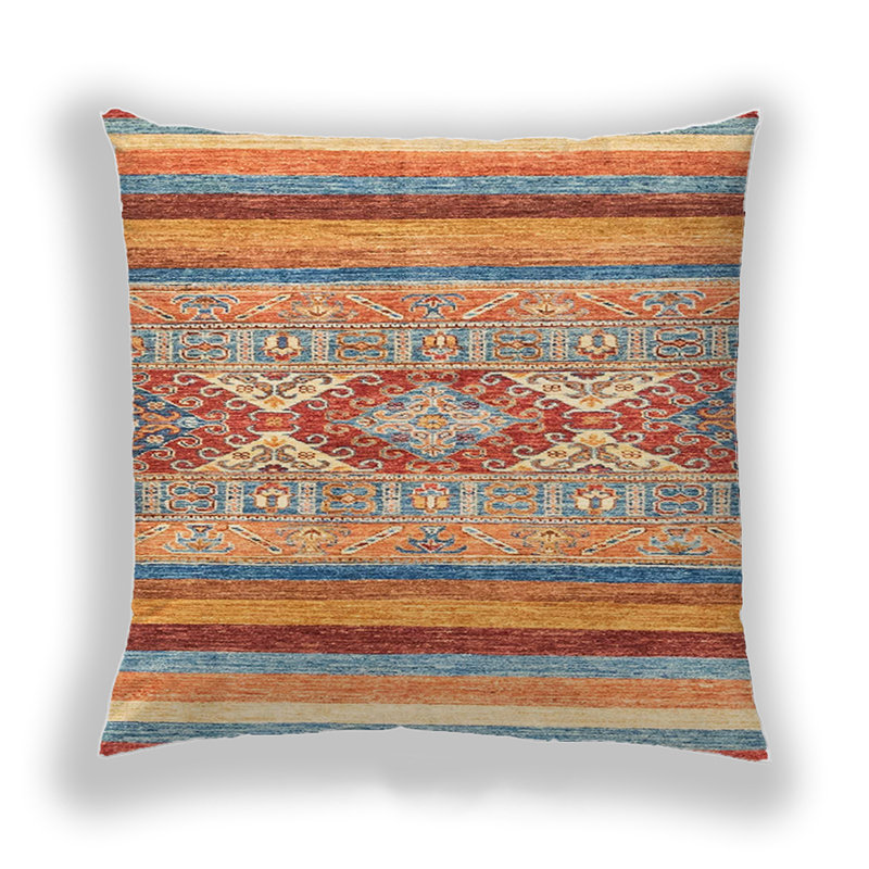 Coussin Abstract 2490, Microsuède