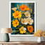 Jaune, blanc, jardin vibrant, Morning Glory - Morning Glory, art mural-762570208-762570211