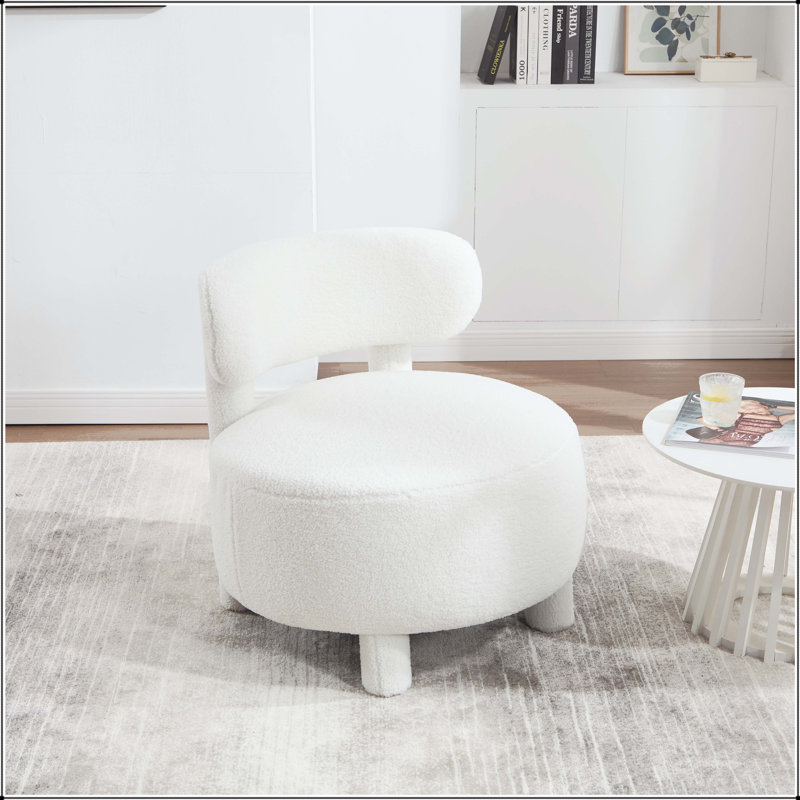 Fauteuil d'appoint Teddy, White