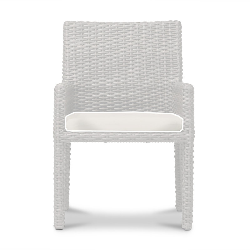 Arden/Dune Dining Arm Chair Cushion - Canvas Henna, White