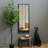 Industrial Window Venetian Distressed Flat Metal Rectangle Full Length Wall Accent Mirror
