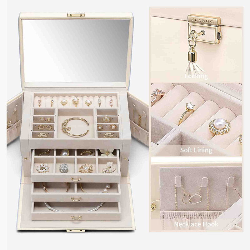 Jewellery Box, Apricot White