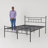 42” High Platform Bed Frame with Headboard, Contemporary Style, Minimalist, High Load Capacity, No Box Spring Needed, No Wobble-1046015552