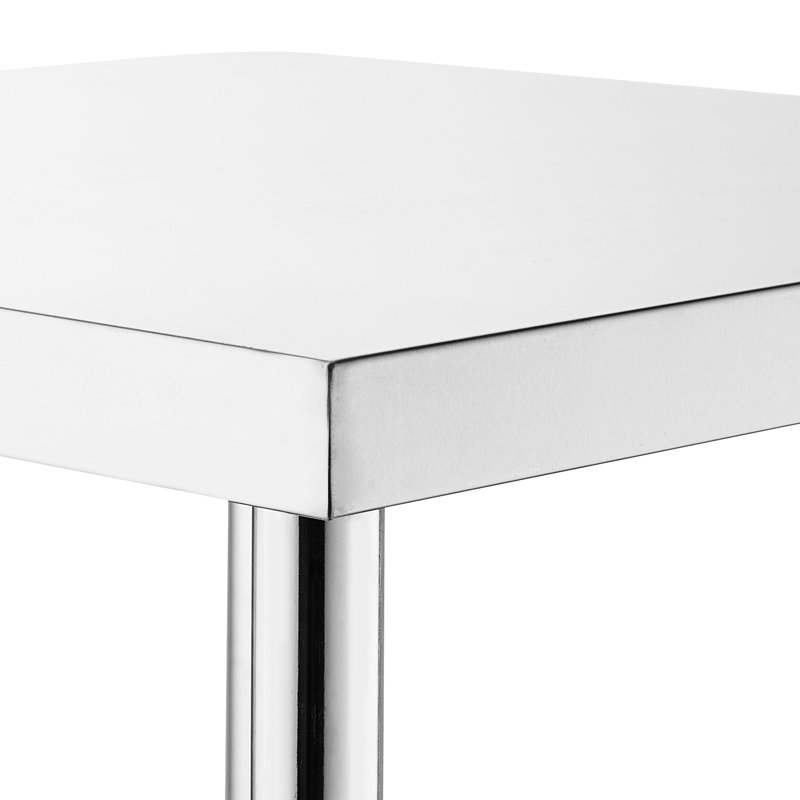 Table de travail en acier inoxydable 30 po x 36 po x 38 po (table basse incluse)
