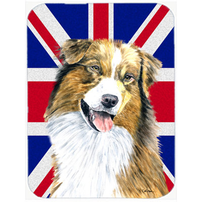 Union Jack Wood Glass Cutting Board