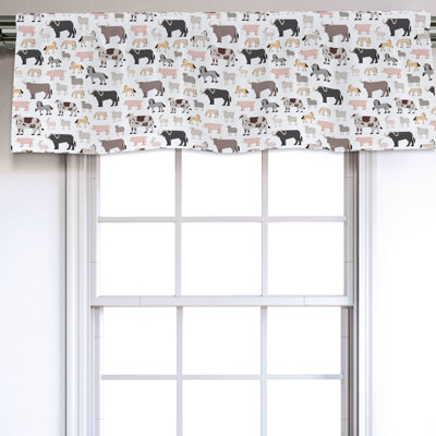 Sateen Ruffled Window Valance