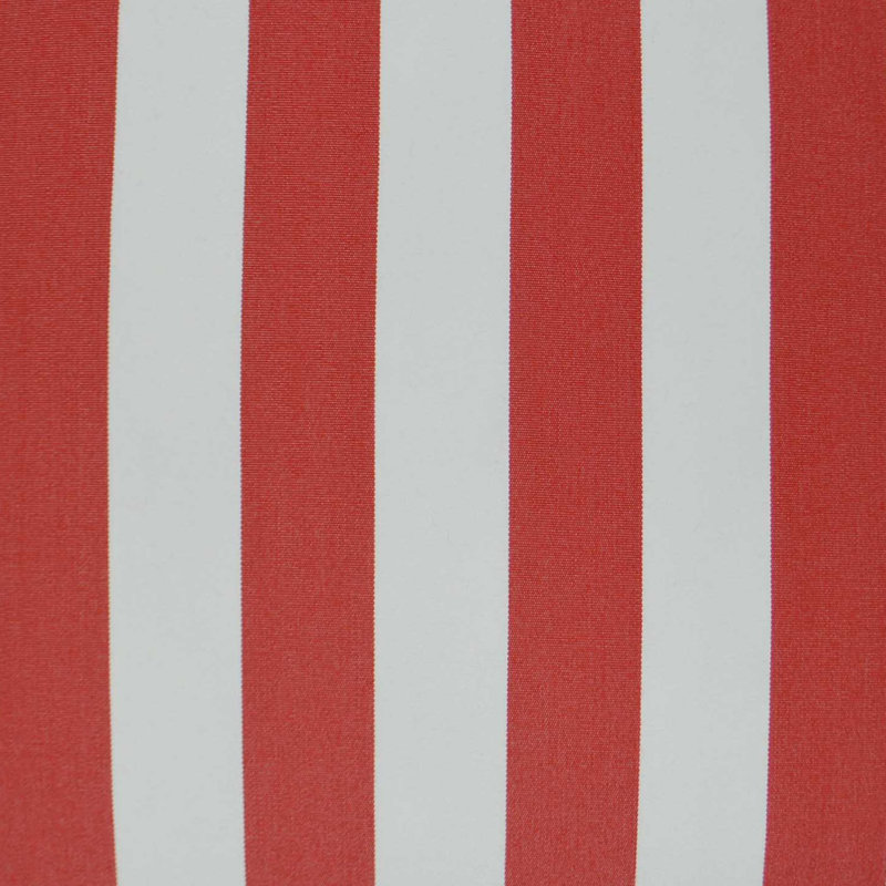 Cafe Stripe Square Indoor/Outdoor Pillow Cover & Insert, Red
