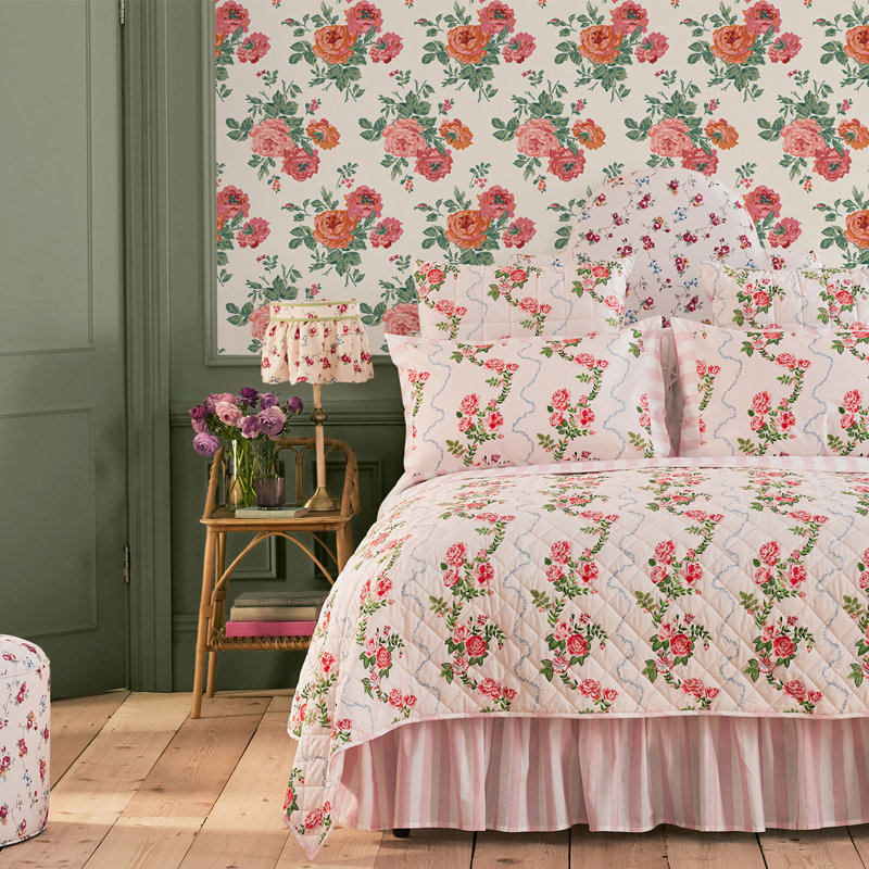 Cath Kidston Archive Rose Pink Blooms, Pink