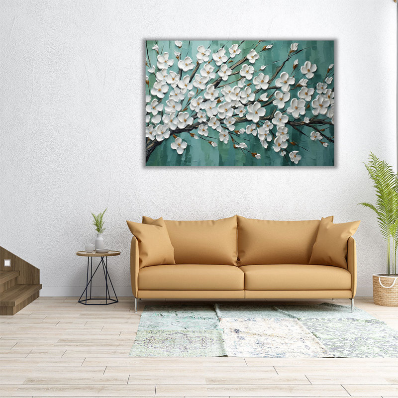 «Cherry Blossom Whispers», H 12 po x l 18 po