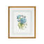 Blue Floral With Ribbon-B Print