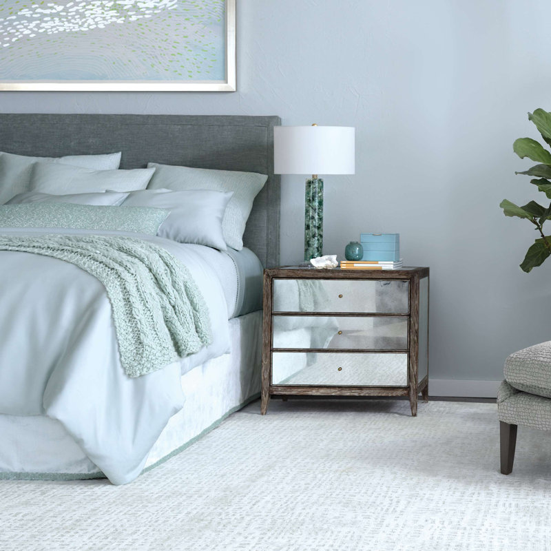 Silken Solid Duvet Cover, White, King Duvet Cover