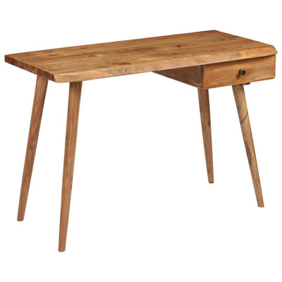 Writing Table Solid Acacia Wood 43.3" x 19.7" x 29.9" by George Oliver