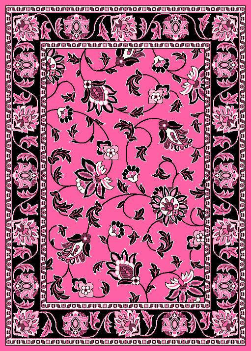 Tapis rose, 7'10" x 10'2"