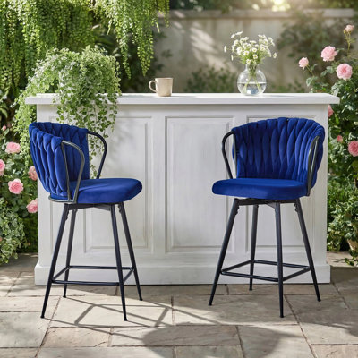 2pc Bar Stools Nordic Home Backrest Bar Stools Modern And Simple Smallsized Coffee Shop Ironwork Bar Stools High Stools High Chairs