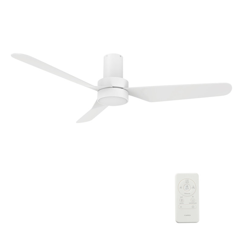 Ventilateur de plafond intelligent de 52 po avec télécommande Madrid, ensemble d'éclairage inclus, fonctionne avec l'assistant Google et Amazon Alexa, raccourci Siri.