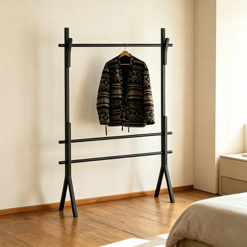 A‑Frame Solid Wood Freestanding Coat Rack