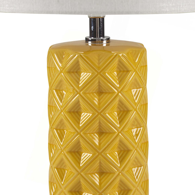 Lampe de table géométrique en céramique