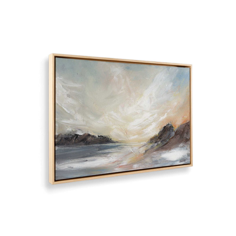 «Open Sky» par Amanda Hilburn, reproduction d'art, Toile avec cadre, Tanné, L 32 po x H 24 po