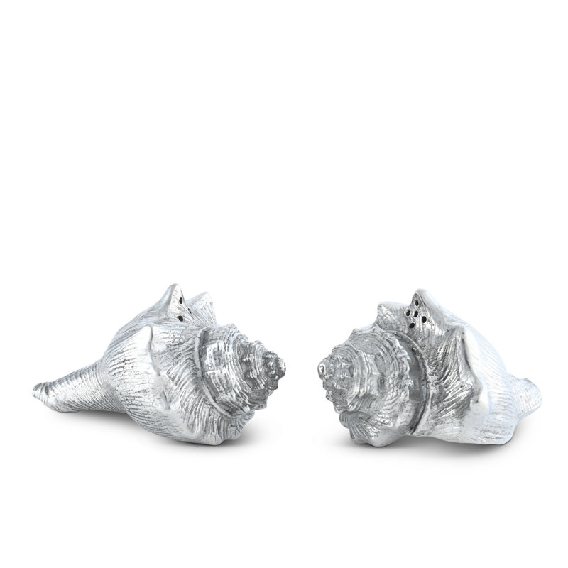 Ensemble salière et poivrière Sea and Shore Pewter