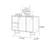 Middle Black Multifunctional Buffet Table