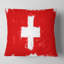 Drapeau de la Suisse - coussin imprimé de cartes et drapeaux-29828405-29854998