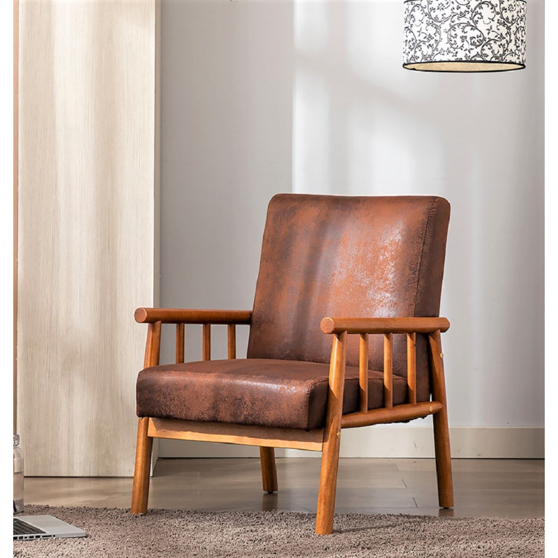 Goedeck Upholstered Armchair, Brown
