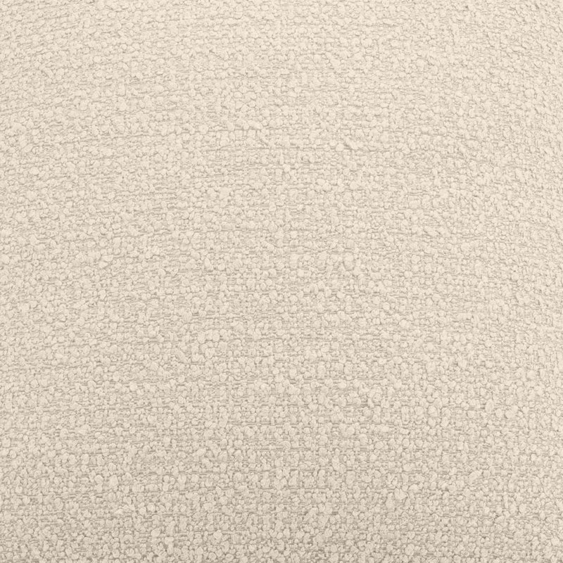 Repose-pieds Scroll Puff Titane - Barbet chocolat / naturel, Beige