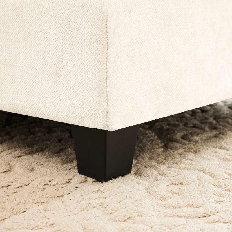 Modulaire à 3 places, chenille beige, mobile, exquis, ensemble de ressorts et éponge à haute résilience, 2 coussins décoratifs, canapé modulaire en U en forme de U à capacité d'assise flexible, coussin, ergonomique