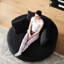 Fauteuil-lit en velours côtelé pivotant à 360 degrés à 55 degrés pour chambre de projection et chambre à coucher avec effort
