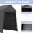 Heavy Duty Outdoor Shed, Portable Storage Shed, With 2 Rolled Up Zipper Doors,Vents Carports-101453918-101453917