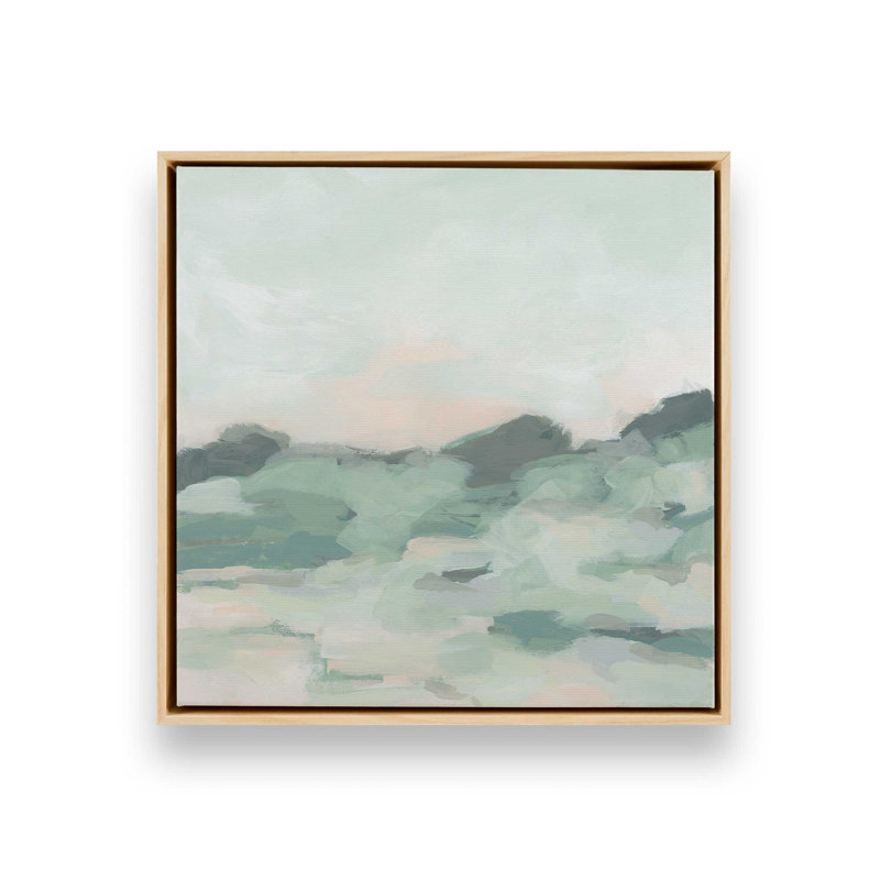 «Rolling Verdant Landscape II», reproduction sur toile, H 12,75 po x l 12,75 po, Érable américain