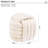Chenille Makeup Stool - Beige For Living Room, Bedroom Beauty Area Fabric Peaceful-1165787778