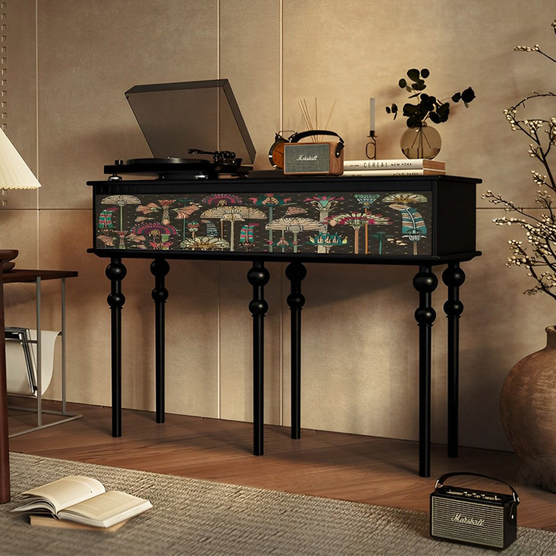 Console Retro Minimalist, Noir, noir, noir, noir