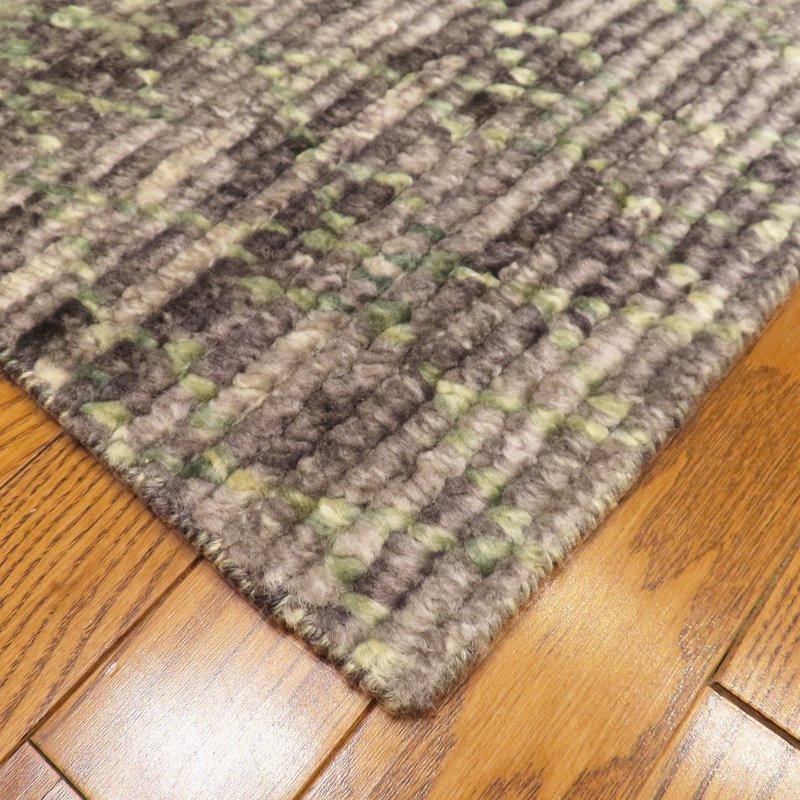 Mystique Hand Knotted Wool Geometric Area Rug, Sample 2' x 3'