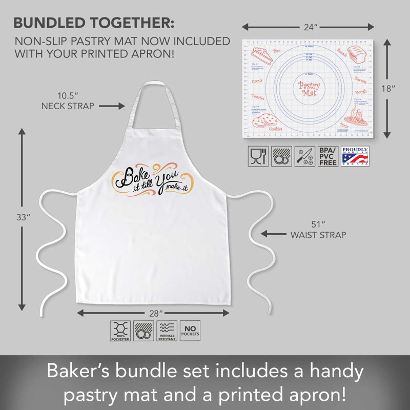 Tablier de chef avec passe-partout CounterArt