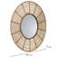 Swihart Rattan Flat Wall Mirror