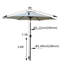Parasol 9 pi Frozen Dew-133083813