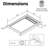 60" x 32" Acrylic Shower Pan Base with Slip-Resistance Finish & Matte Black Linear Drain Cover-99863936-111530889