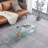 Charise Clear Tempered Glass Coffee Table with Shelf