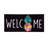 Summer Welcome Color Floral Pineapple Sassafras 22 in. x 10 in. Insert Door Mat