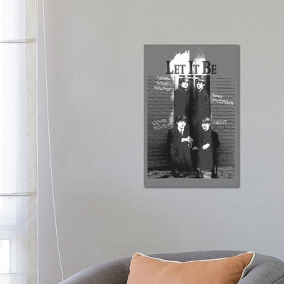 Let It Be by Radio Days - Wrapped Canvas Print