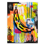 Original Painting Cambur by Alejandra Linares - Wrapped Canvas