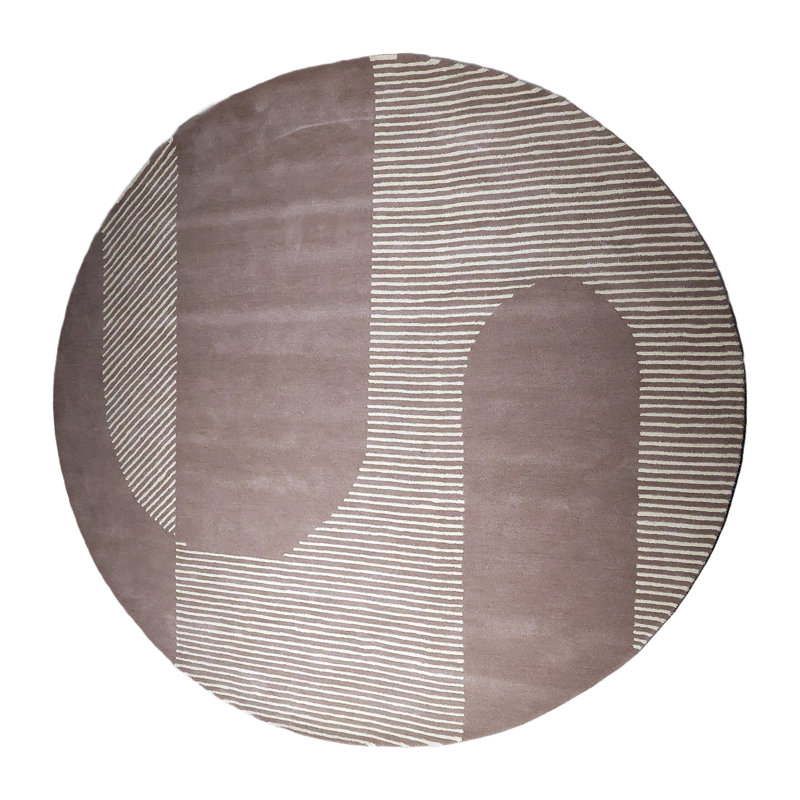 Tapis organiques de forme irrégulière, Rond 8 pi
