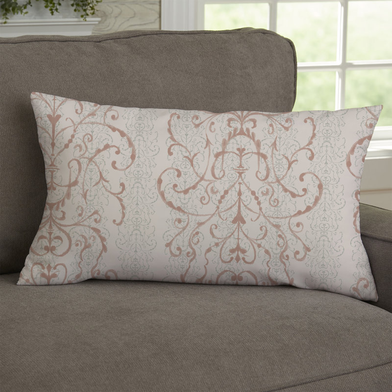 Personalization Mall Ornamental Print Lumbar Throw Pillow