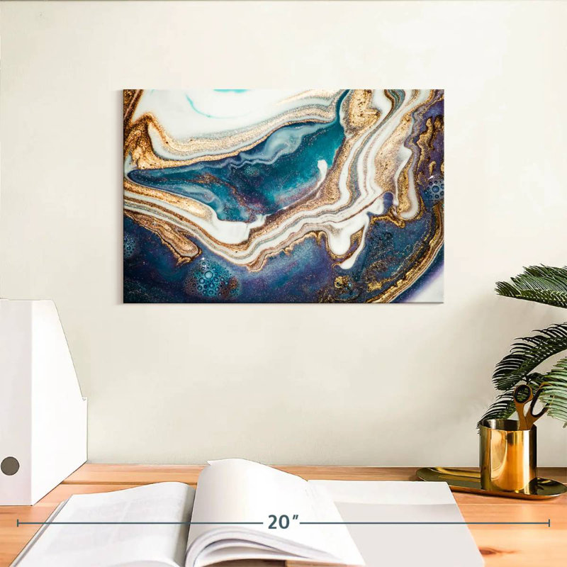 Avery Agate Ripples Abstract, H 8 po x l 12 po
