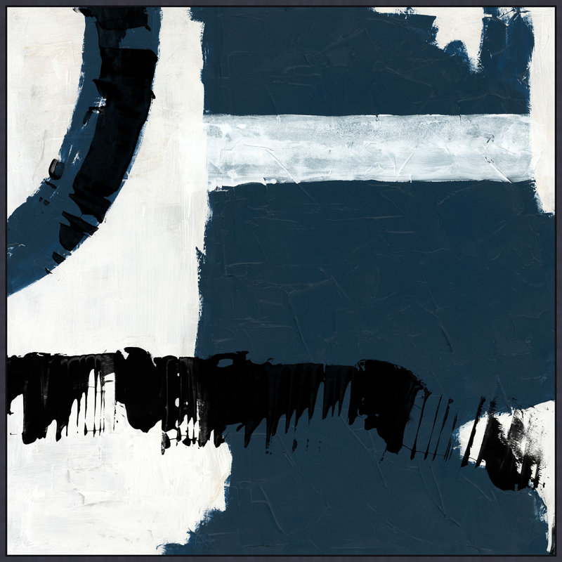 Black And Blue 1 Painting by Thom Filicia