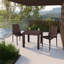 Chaise de patio d'extérieur Hokku Designs Audra-124128212-61267311