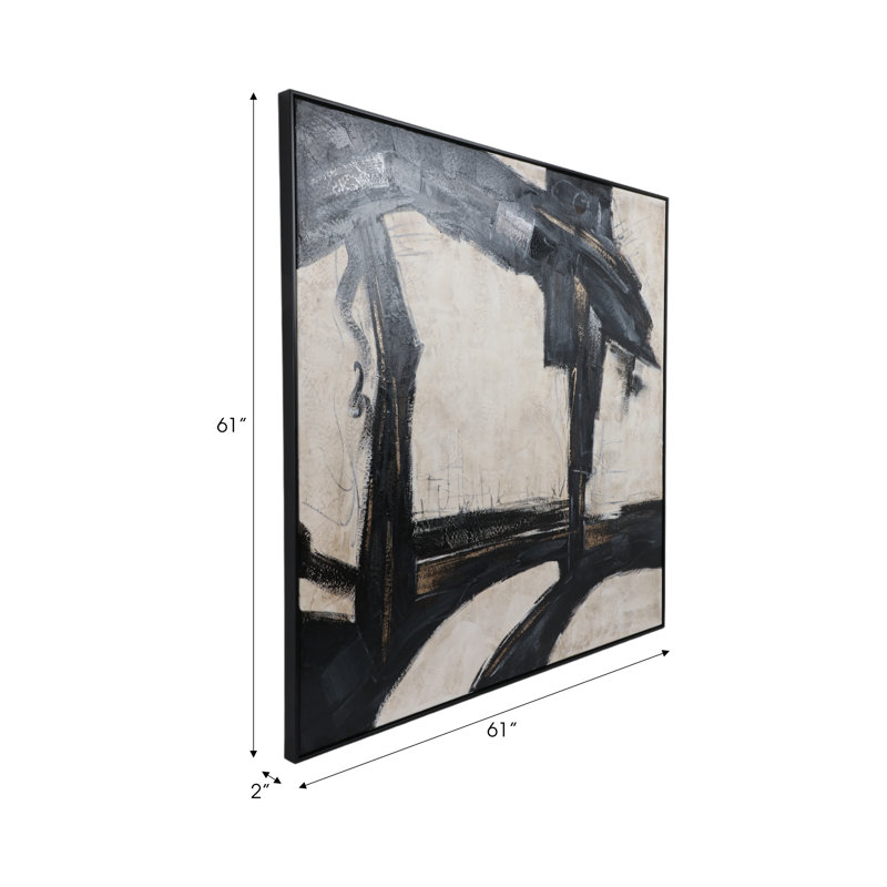 Abstract - Picture Frame Painting on Canvas