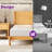 Mid Century Solid Wood Platform Queen Bed Frame With Wood Slat Support, Natural-645595767-645595763